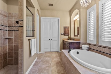 This exquisite, customized Drees one-story brick and stone on Lantana Golf Club in Texas - for sale on GolfHomes.com, golf home, golf lot
