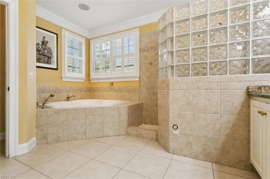 Experience timeless elegance and serene waterfront living in on Fords Colony Country Club in Virginia - for sale on GolfHomes.com, golf home, golf lot