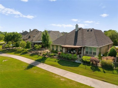 This exquisite, customized Drees one-story brick and stone on Lantana Golf Club in Texas - for sale on GolfHomes.com, golf home, golf lot
