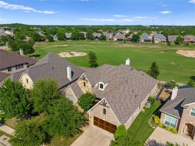 This exquisite, customized Drees one-story brick and stone on Lantana Golf Club in Texas - for sale on GolfHomes.com, golf home, golf lot
