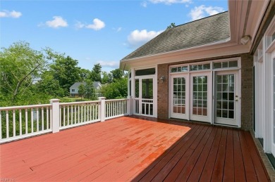 Experience timeless elegance and serene waterfront living in on Fords Colony Country Club in Virginia - for sale on GolfHomes.com, golf home, golf lot
