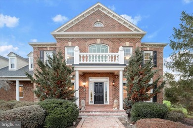 Stately brick-front colonial set on a premium 5-acre lot backing on Twin Lakes Golf Course  in Virginia - for sale on GolfHomes.com, golf home, golf lot