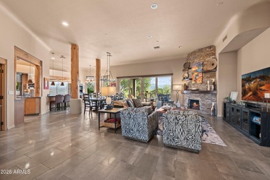 This is a stunning home with custom updates and mountain views on Tonto Verde Golf Club in Arizona - for sale on GolfHomes.com, golf home, golf lot