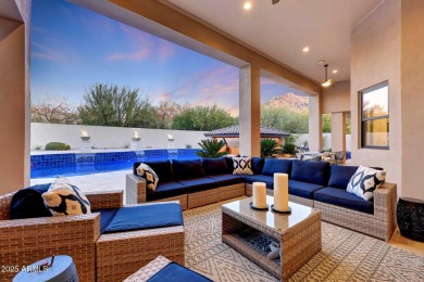 Perched on an elevated cul-de-sac lot within the guarded gates on Troon Country Club in Arizona - for sale on GolfHomes.com, golf home, golf lot