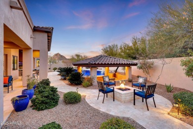 Perched on an elevated cul-de-sac lot within the guarded gates on Troon Country Club in Arizona - for sale on GolfHomes.com, golf home, golf lot