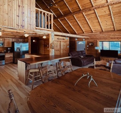 True Log Home in Island Park Village Resort & Golf Course. This on Island Park Village Resort Golf Course in Idaho - for sale on GolfHomes.com, golf home, golf lot