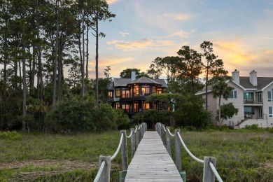 An elegant classic with spectacular views on one of Seabrook on The Seabrook Island Club in South Carolina - for sale on GolfHomes.com, golf home, golf lot