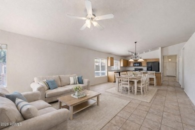 Get ready for summer in this 3 bedroom, 2 bath home with a on Augusta Ranch Golf Club in Arizona - for sale on GolfHomes.com, golf home, golf lot