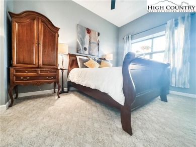 Amazing long range views, ski slope views and a fully furnished on Sugar Mountain Golf Course in North Carolina - for sale on GolfHomes.com, golf home, golf lot