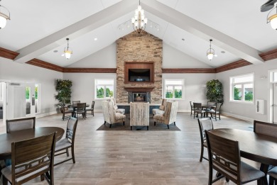 This two-story home exudes luxury with dual owner's suites, one on Pinecrest Golf and Country Club in Illinois - for sale on GolfHomes.com, golf home, golf lot