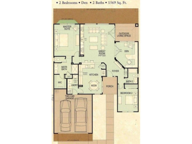 Welcome to this charming Oakmont model located in the on Wildhorse Golf Club of Robson Ranch in Texas - for sale on GolfHomes.com, golf home, golf lot