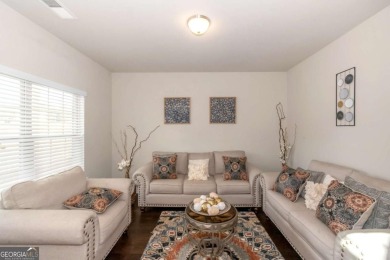 Set on a large golf course lot, this 5 bedroom, 4 bath home on The Club at Shoal Creek Golf Course in Georgia - for sale on GolfHomes.com, golf home, golf lot