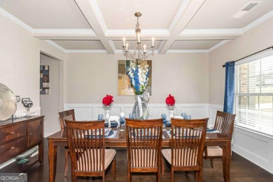 Set on a large golf course lot, this 5 bedroom, 4 bath home on The Club at Shoal Creek Golf Course in Georgia - for sale on GolfHomes.com, golf home, golf lot