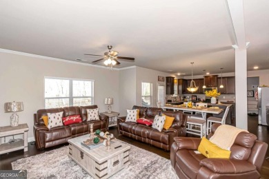 Set on a large golf course lot, this 5 bedroom, 4 bath home on The Club at Shoal Creek Golf Course in Georgia - for sale on GolfHomes.com, golf home, golf lot