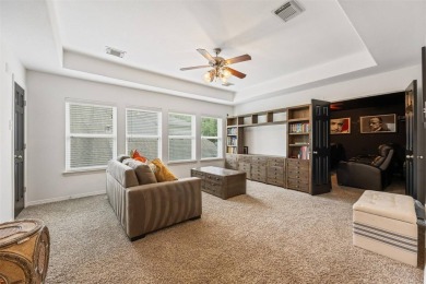 Step into timeless sophistication with this Sterling Ridge gem on Carlton Woods Golf Community in Texas - for sale on GolfHomes.com, golf home, golf lot