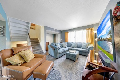 Beautifully maintained 4-bed, 3-bath tri-level townhome in gated on Dobson Ranch Municipal Golf Course in Arizona - for sale on GolfHomes.com, golf home, golf lot