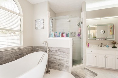 Beautifully renovated 4 bedroom, 3 full bath home on the 13th on Tiger Point Golf and Country Club in Florida - for sale on GolfHomes.com, golf home, golf lot