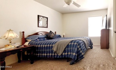 Welcome to single-level living in desirable Johnson Ranch! This on The Golf Club At Johnson Ranch in Arizona - for sale on GolfHomes.com, golf home, golf lot