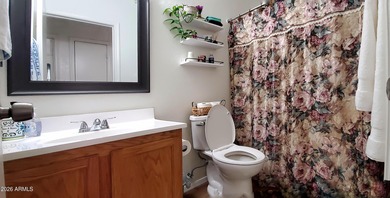 Welcome to single-level living in desirable Johnson Ranch! This on The Golf Club At Johnson Ranch in Arizona - for sale on GolfHomes.com, golf home, golf lot