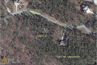 Nicely wooded homesite with a mixture of hardwood trees inside on Reynolds Lake Oconee - The Creek Club in Georgia - for sale on GolfHomes.com, golf home, golf lot