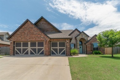 Enjoy golf course views and a spacious backyard built for on Golf Club At Surrey Hills in Oklahoma - for sale on GolfHomes.com, golf home, golf lot
