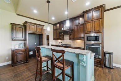 Enjoy golf course views and a spacious backyard built for on Golf Club At Surrey Hills in Oklahoma - for sale on GolfHomes.com, golf home, golf lot