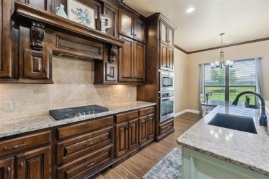 Enjoy golf course views and a spacious backyard built for on Golf Club At Surrey Hills in Oklahoma - for sale on GolfHomes.com, golf home, golf lot