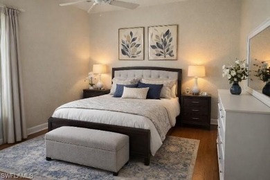 Sun-soaked pool days, long lake views, and a front-row backdrop on Copperleaf Golf Club in Florida - for sale on GolfHomes.com, golf home, golf lot