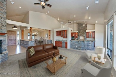 Gorgeous custom home in the highly sought-after, gated golf on Prescott Lakes Golf and Country Club in Arizona - for sale on GolfHomes.com, golf home, golf lot