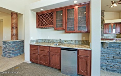 Gorgeous custom home in the highly sought-after, gated golf on Prescott Lakes Golf and Country Club in Arizona - for sale on GolfHomes.com, golf home, golf lot