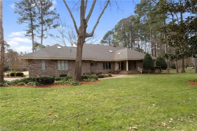 All brick rancher on the 7th green of Plantation Golf Course - on Kingsmill Resort and Golf Club in Virginia - for sale on GolfHomes.com, golf home, golf lot