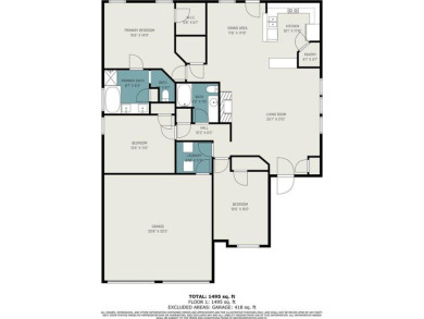 Priced to sell! This lovely 3-bedroom, 2-bathroom house, larger on Jim Boggs in Texas - for sale on GolfHomes.com, golf home, golf lot