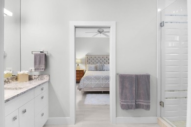 Nestled between the 9th green and 18th tee of the recently on Lost Lake Golf Club in Florida - for sale on GolfHomes.com, golf home, golf lot