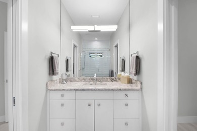 Nestled between the 9th green and 18th tee of the recently on Lost Lake Golf Club in Florida - for sale on GolfHomes.com, golf home, golf lot