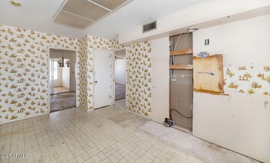 Calling all flippers, investors, and visionaries! This 3-bedroom on Sun City Lakes West and East in Arizona - for sale on GolfHomes.com, golf home, golf lot