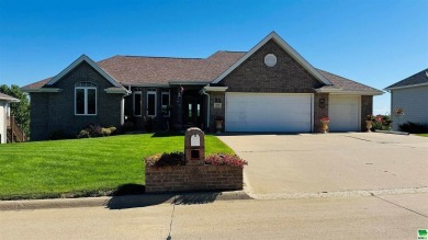 Beautiful 3-bedroom home in Hinton, IA located right on the golf on Deer Run Golf Course in Iowa - for sale on GolfHomes.com, golf home, golf lot