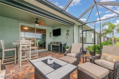 Impeccable, upgrade-rich, and truly move-in ready-this lakefront on Herons Glen Golf and Country Club in Florida - for sale on GolfHomes.com, golf home, golf lot