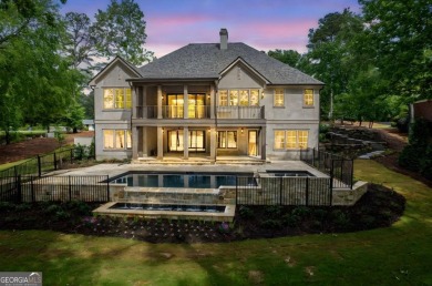 Welcome to your dream home, where timeless European charm meets on Reynolds Lake Oconee - The Landing in Georgia - for sale on GolfHomes.com, golf home, golf lot