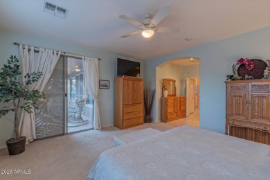 This popular Sienna floor plan sits on a peaceful common area on Tuscany Falls At Pebble Creek in Arizona - for sale on GolfHomes.com, golf home, golf lot