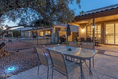 This popular Sienna floor plan sits on a peaceful common area on Tuscany Falls At Pebble Creek in Arizona - for sale on GolfHomes.com, golf home, golf lot