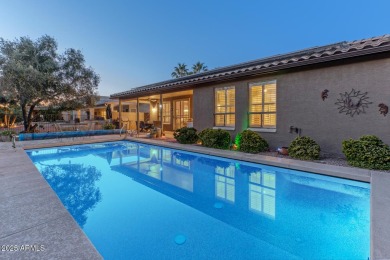 This popular Sienna floor plan sits on a peaceful common area on Tuscany Falls At Pebble Creek in Arizona - for sale on GolfHomes.com, golf home, golf lot