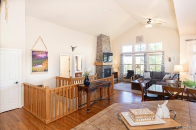 This stunning open Ranch plan is nestled at the end of a on Headwaters Golf Course At Granby Ranch in Colorado - for sale on GolfHomes.com, golf home, golf lot