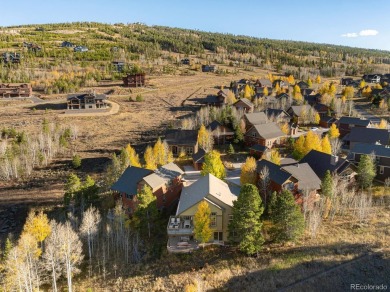 This stunning open Ranch plan is nestled at the end of a on Headwaters Golf Course At Granby Ranch in Colorado - for sale on GolfHomes.com, golf home, golf lot