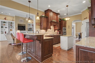 Gorgeous all-brick executive home located in the prestigious on Anderson Creek Golf Club in North Carolina - for sale on GolfHomes.com, golf home, golf lot