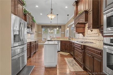 Gorgeous all-brick executive home located in the prestigious on Anderson Creek Golf Club in North Carolina - for sale on GolfHomes.com, golf home, golf lot