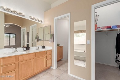 Discover this beautiful single-level home in the sought-after on Estrella Mountain Ranch Golf Course in Arizona - for sale on GolfHomes.com, golf home, golf lot