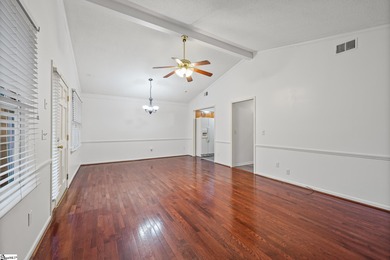 This inviting two-bedroom, two-bath townhome combines comfort on Smithfields Country Club in South Carolina - for sale on GolfHomes.com, golf home, golf lot