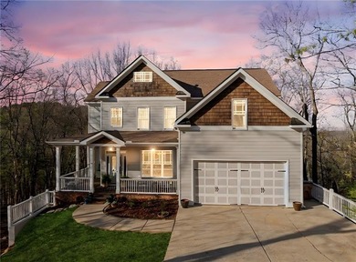 Stunning Craftsman Home surrounded by seasonal mountain views on The Highlands Course at Lake Arrowhead in Georgia - for sale on GolfHomes.com, golf home, golf lot