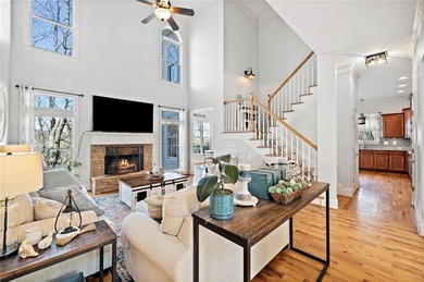 Stunning Craftsman Home surrounded by seasonal mountain views on The Highlands Course at Lake Arrowhead in Georgia - for sale on GolfHomes.com, golf home, golf lot