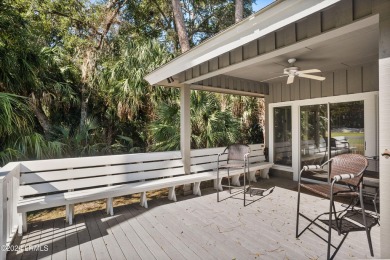 Come and enjoy this classic Fripp Cottage nestled quietly under on Ocean Point Golf Links in South Carolina - for sale on GolfHomes.com, golf home, golf lot